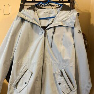 Calvin Klein women long rain Jacket size M